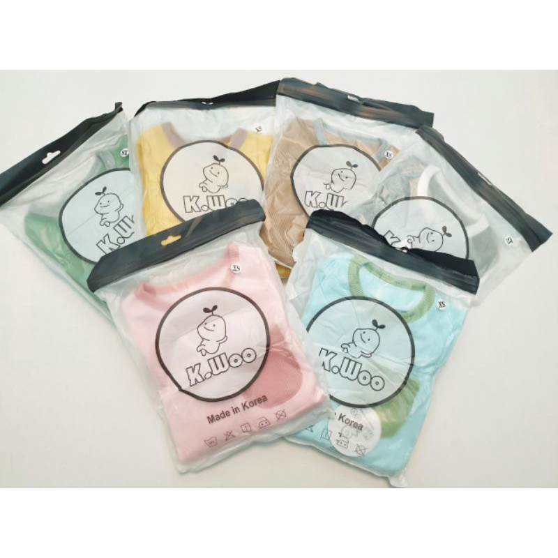 Bộ thun gân KWOO 6 màu mẫu mới 2021 SN37