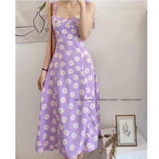 Đầm hoa nhí ❤️FREESHIP❤️ Đầm hoa cúc 2 dây