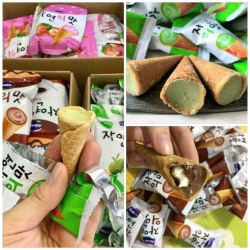 Bánh ốc quế MIX VỊ 300g - SIÊU NGON