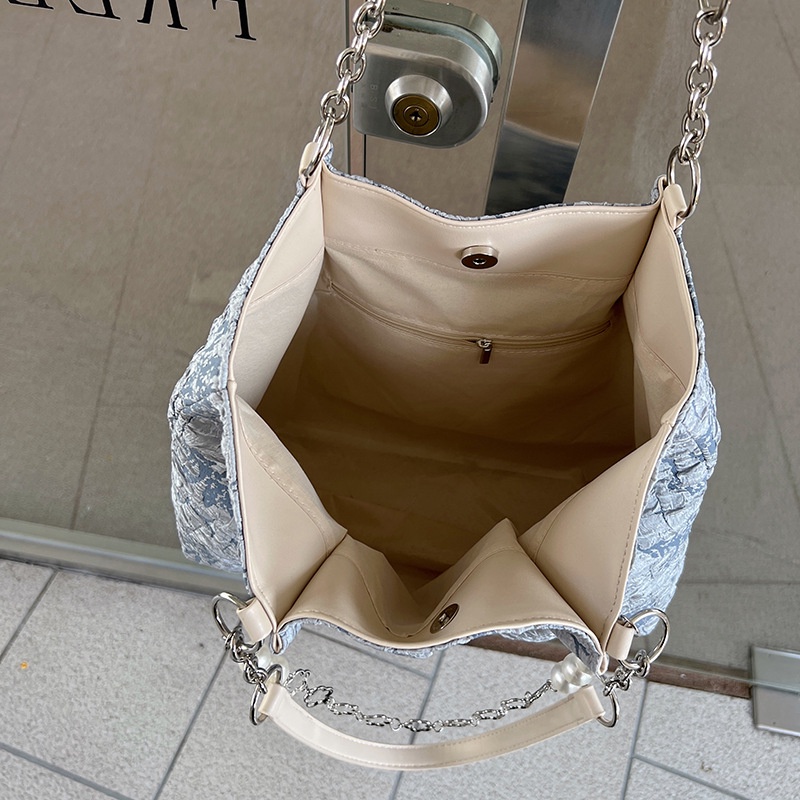 Túi đeo vai IELGY vải canvas sức chứa lớn thời trang cho nữ