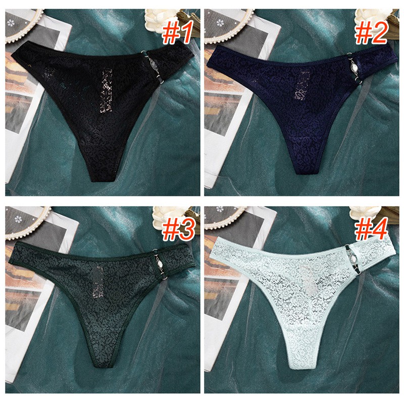 Quần lọt khe ren phối đá sexy Cao cấp