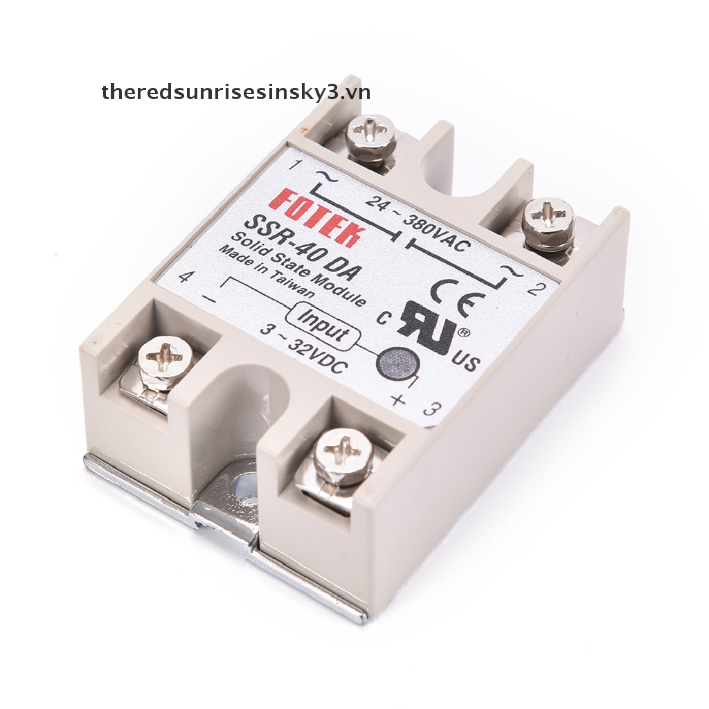 Rơ Le SSR 40A SSR-40DA 40A DC Chất Lượng Cao
