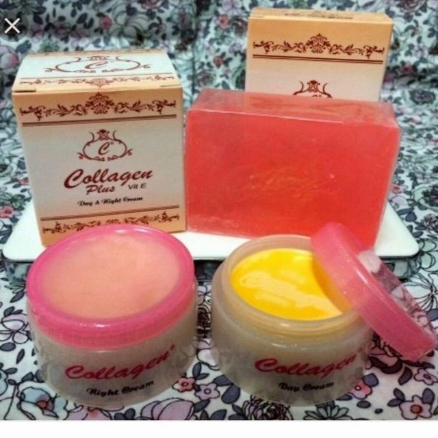 Set kem Collagen plus vitamin E