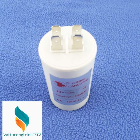 Tụ máy giặt CBB60 18mF