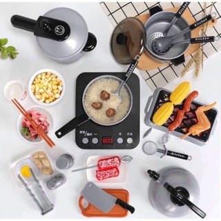Bộ đồ chơi nấu ăn happy kitchen 36 món cho bé
