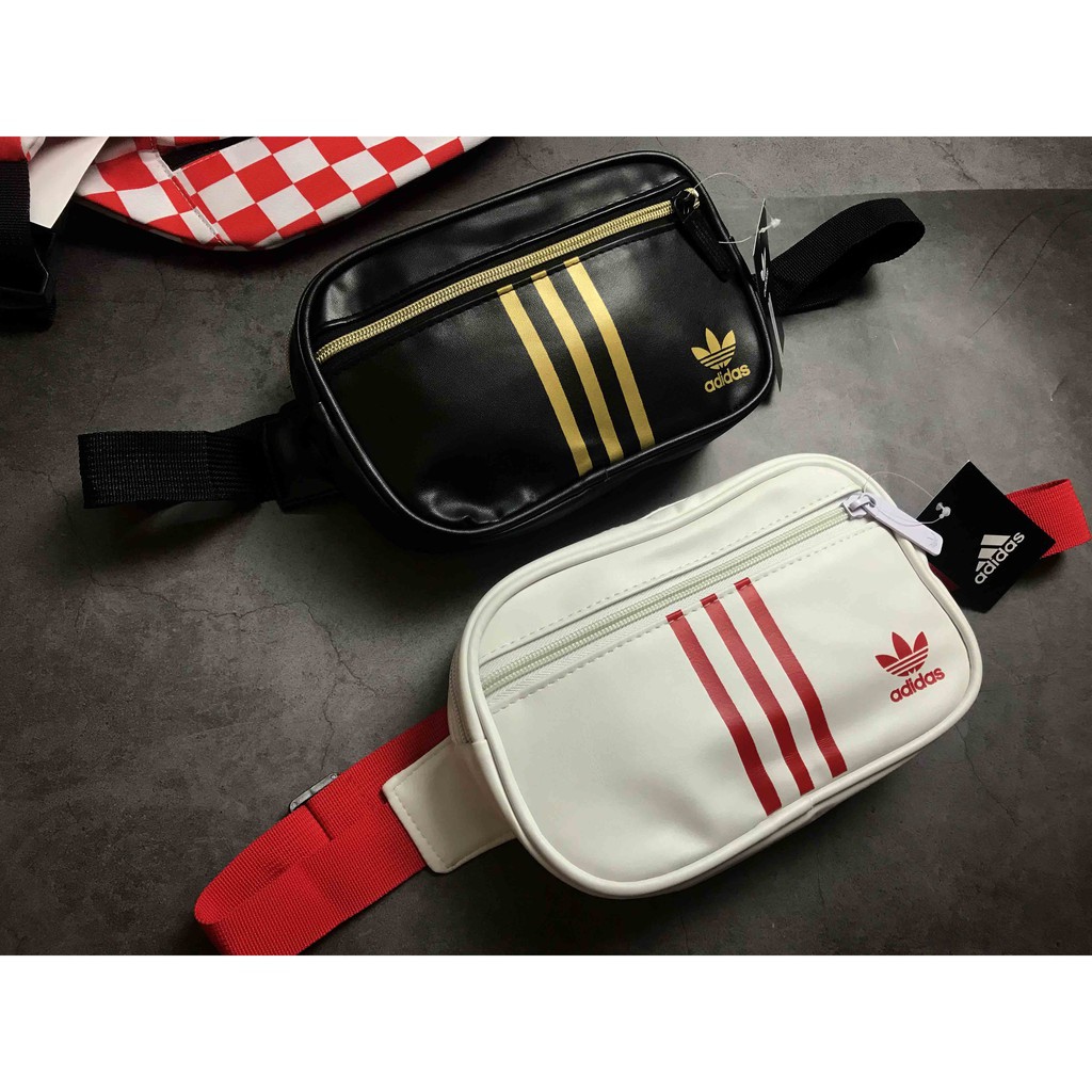 (⚡️ 𝗡𝗘𝗪 𝗔𝗥𝗥𝗜𝗩𝗔𝗟 𝟮𝟬𝟭𝟵 )Túi Đeo Chéo Adi.das Stripe Belt Bag Chống Nước - Nhiều Ngăn,Chất Da Đẹp-BH 3 Tháng