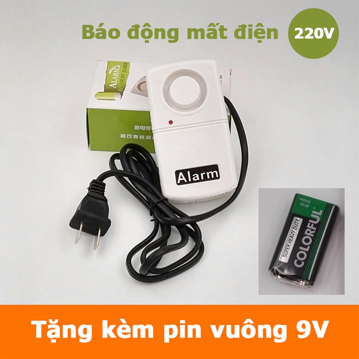 Báo động mất điện và có điện 220v 380V điện 3 pha