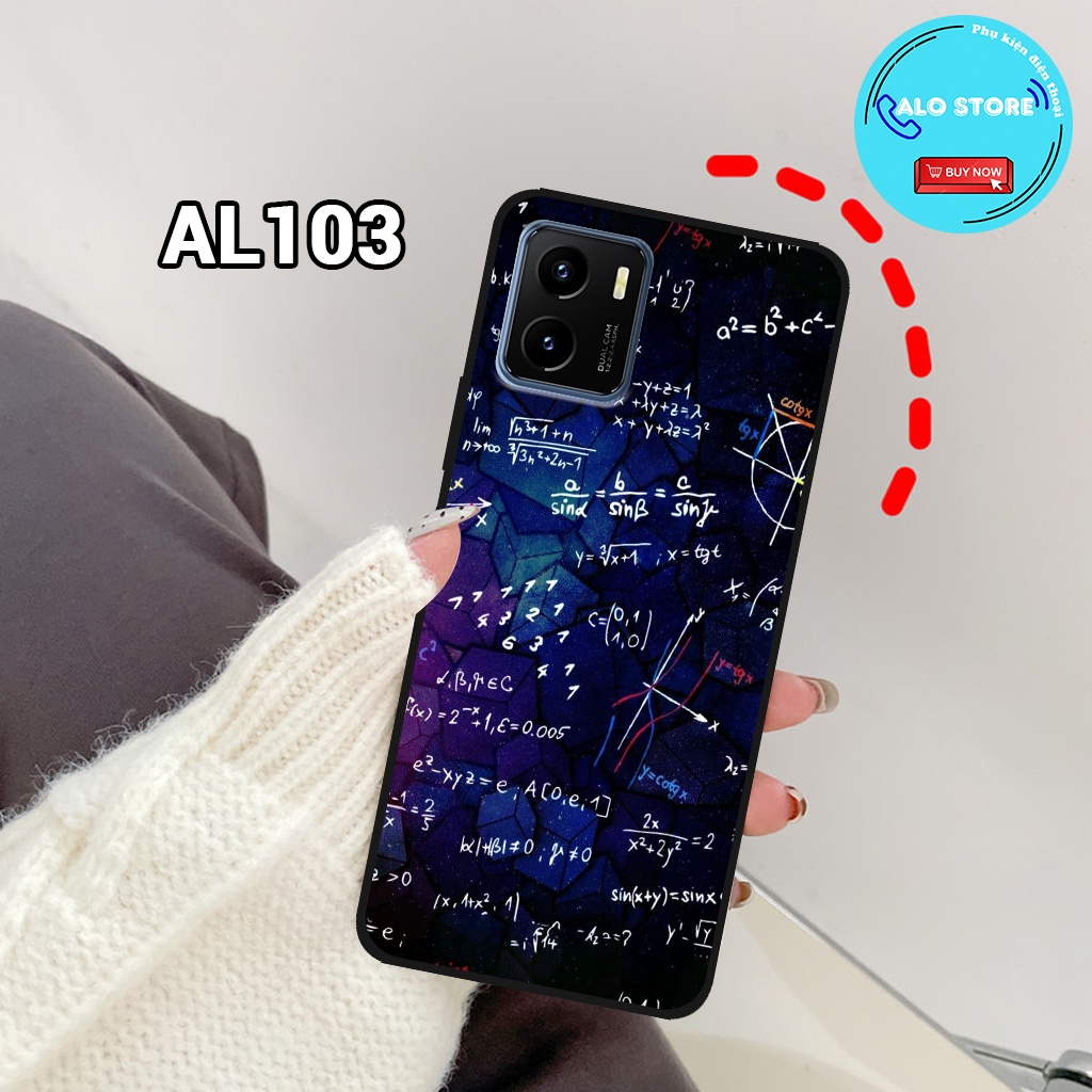 Ốp điện thoại Vivo Y15S - Y15A - Ốp lưng Vivo in hình họa tiết vũ trụ,công thức toán học,bền,đẹp