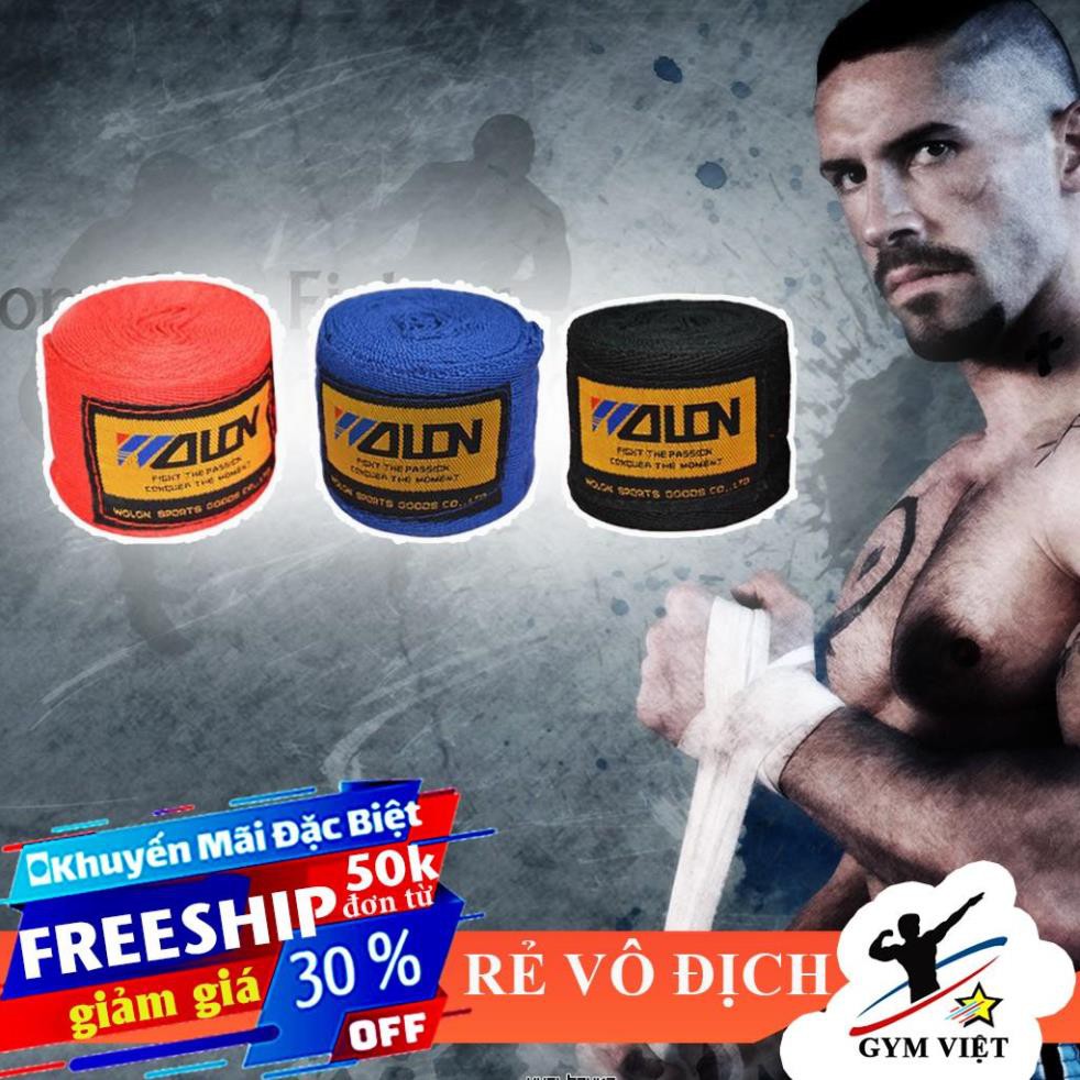 🎁 Băng quấn tay giá rẻ wolon ⚡FREE SHIP⚡ Băng đa boxing [ HOT ]