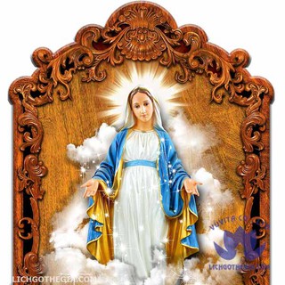 LỊCH GỖ CÔNG GIÁO MẸ MARIA