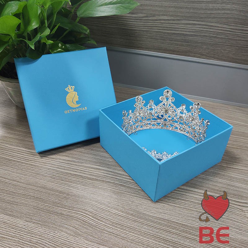 YADORNOS Vương miện đính đá sang trọng cho cô dâu độc đáo sáng tạo