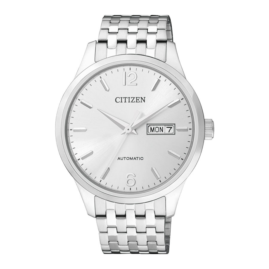 Đồng Hồ Nam Citizen Dây Thép Không Gỉ NH7500-53A - Mặt Trắng (Sapphire)