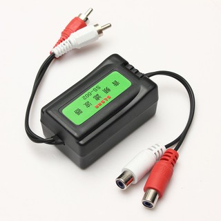 3.5mm Car RCA Amplifier Audio Noise Filter Ground Loop Isolator Suppressor Tools