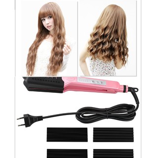 Máy Bấm Duỗi Tóc 4 Thẻ Kemei 1982