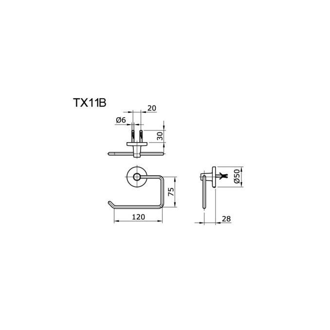 Toto Hộp Đựng Khăn Giấy Tx11B Giá Đỡ