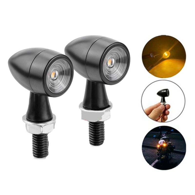 Set 2 Đèn LED Xi Nhan 8mm 12V Dành Cho Xe Mô Tô