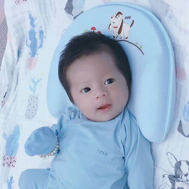 GỐI CAO SU NON CHỐNG MÉO, BẸT ĐẦU CHO BÉ