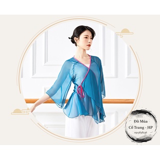 Áo buộc dây chéo tay lửng dành cho nữ