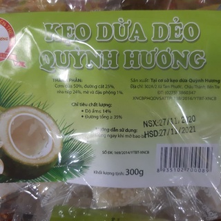 Kẹo dừa dẻo Quỳnh Hương bịch 300g