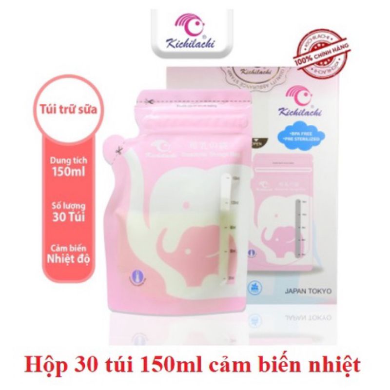10 - 30 túi trữ sữa 150ml Kichilachi Kichi