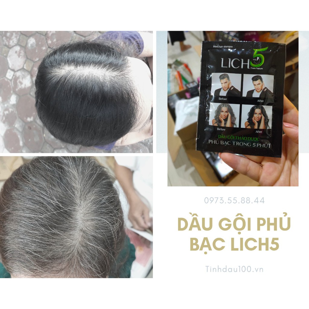 Dầu Gội Thảo Dược Đen Tóc- LICH5, Gội Là Đen, Cocayhoala | BigBuy360 - bigbuy360.vn