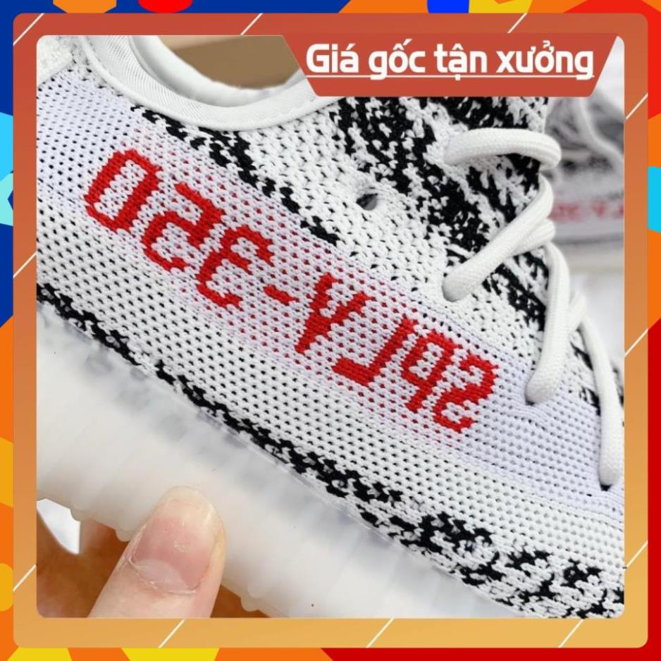 [FreeShip+ Hàng Sịn Sò] Giày Thể Thao YZ 350 Ngựa Vằn Nam Nữ, Giầy yzy trắng đen đủ bill box