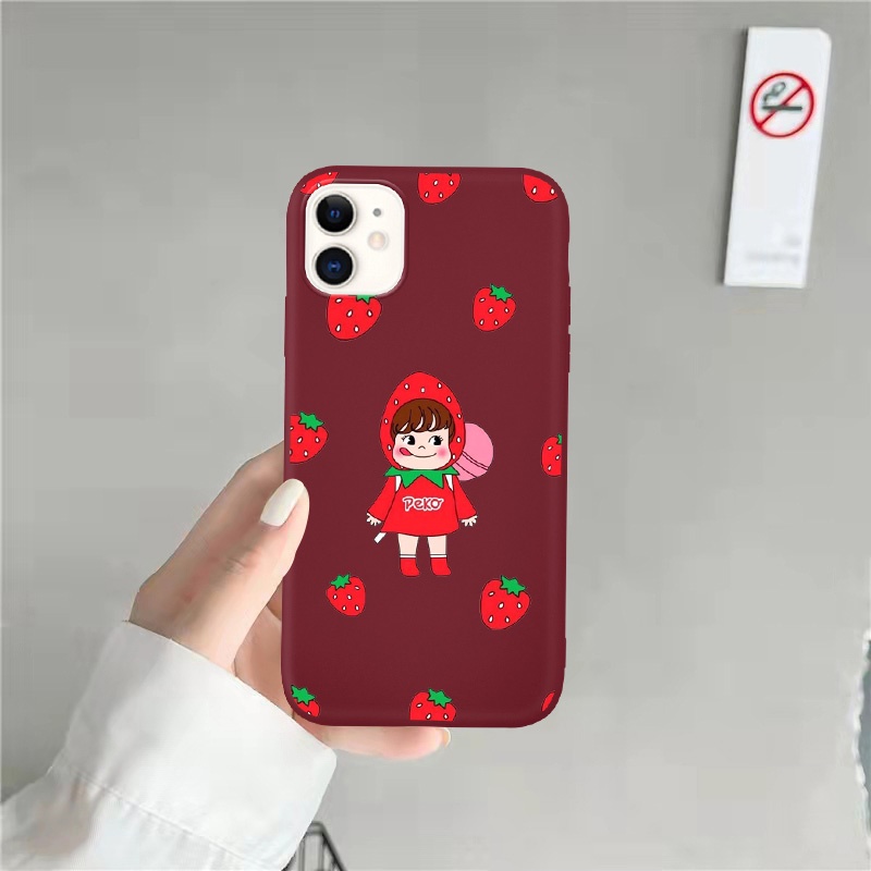 Ốp lưng hình cô bé dễ thương cho IPhone 13 12 11 Pro ProMax 7 8 SE 2020 7Plus 8Plus X XS XR XSmax 12 12Pro 12Promax | BigBuy360 - bigbuy360.vn