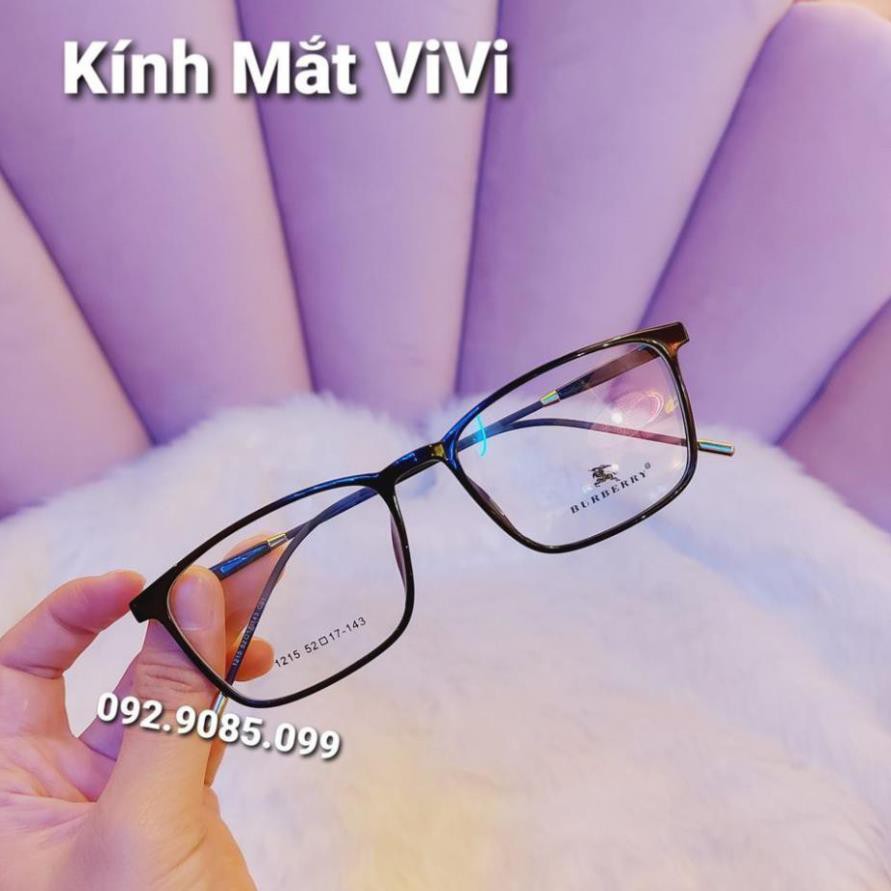 Gọng kính cận vuông mảnh Nam Nữ V1215 - Kính thời trang 0 độ