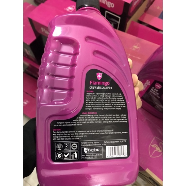 Dung dịch nước rửa xe đậm đặc cao cấp cho ô tô Flamingo F332 2 lít