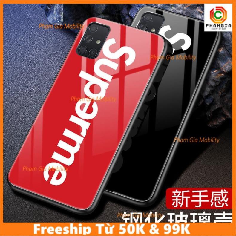 Ốp Lưng Kính Cường Lực Chống Rơi Vỡ Cho Samsung Galaxy A71 A51 superme