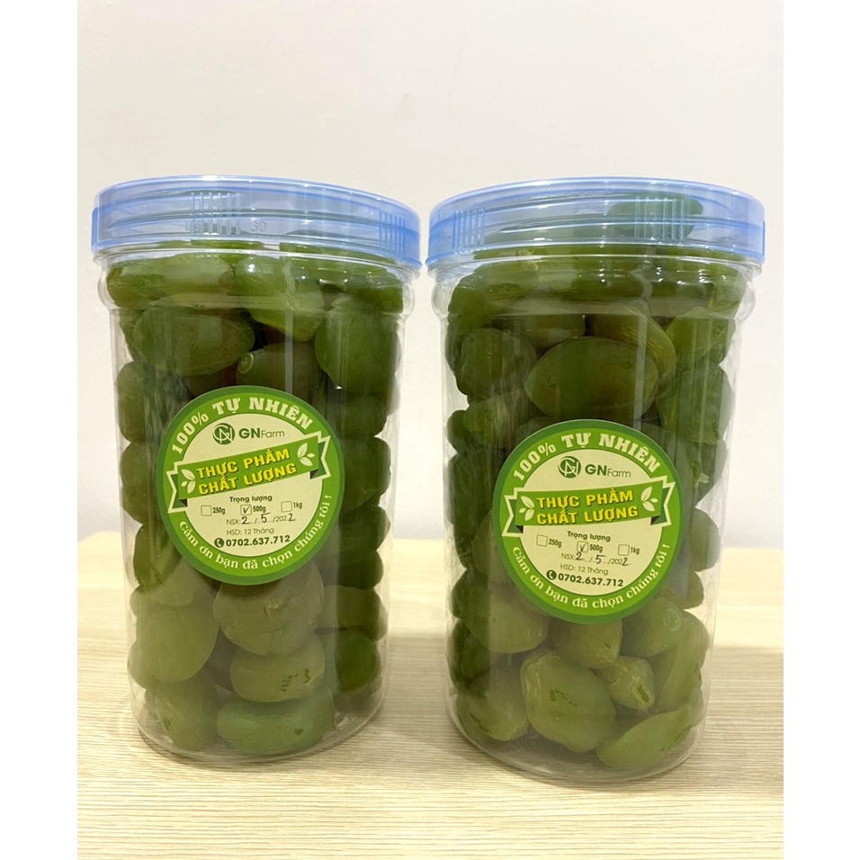 Ô Mai Đào Xanh Chua Ngọt Mứt Đào Xanh Giòn Ngon