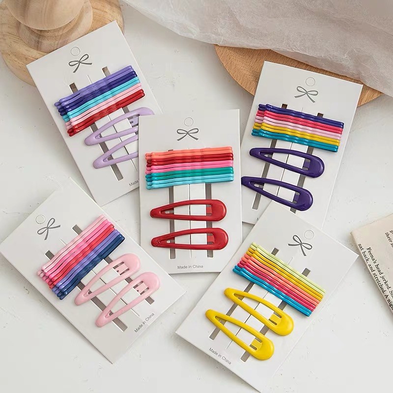 Set kẹp tóc màu sắc xinh xắn