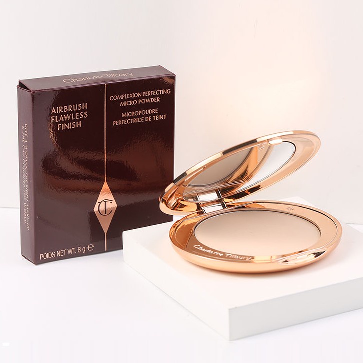 CHARLOTTE TILBURY Phấn Phủ Dạng Bột Charlotte Che Khuyết Điểm Kiềm Dầu Lâu Trôi Chống Nước 8g