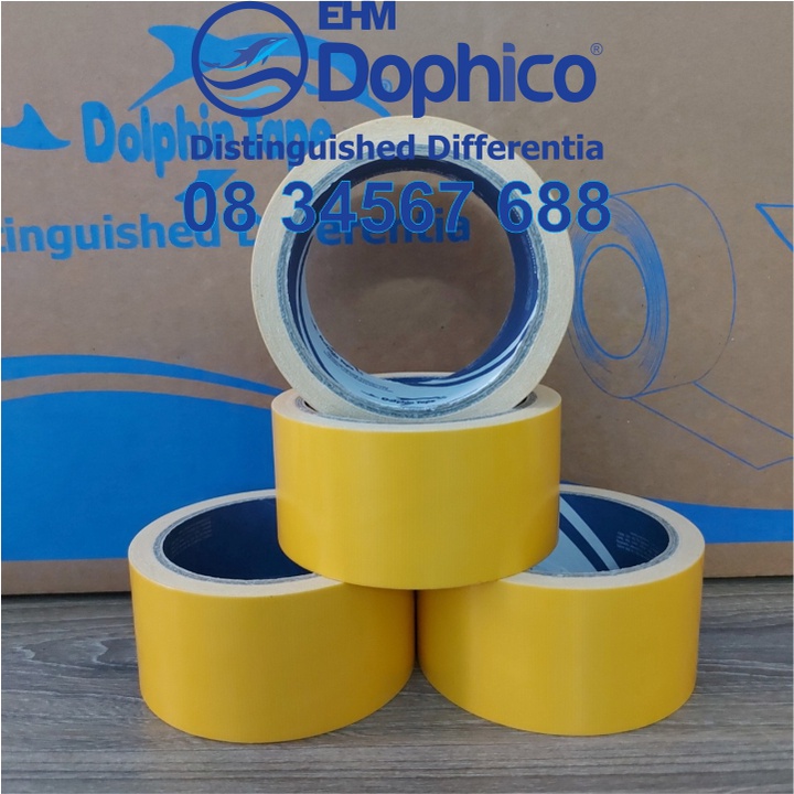 Băng dính vải 48mm x 10Y đủ các màu – Siêu dính – Dùng đóng gói hàng hóa nặng – Dán cốt pha bê tông…