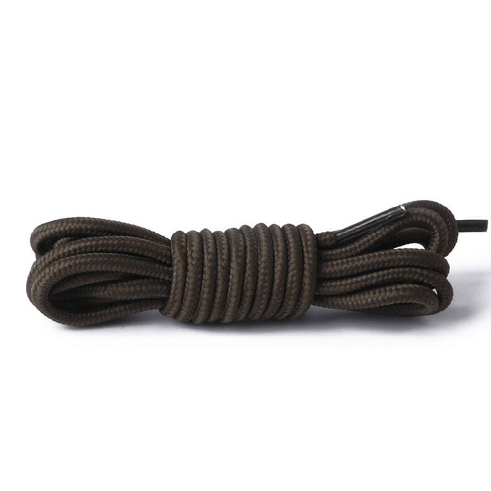 1pair Polyester Solid Shoelace Classic Round Shoelaces Casual Boots Lace