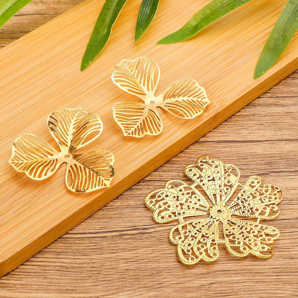50g Lát Hoa / Bướm Bằng Kim Loại Kiểu Cổ Điển Trung Quốc Tự Làm Phụ Kiện Trang Sức