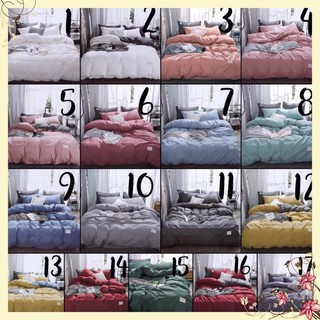 Trọn Bộ Chăn Ga Gối Cotton Nhập Khẩu Hàn Quốc( nhắn tin chọn mẫu) Chất Lượng