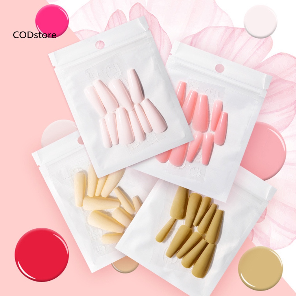 CO*Nail French Tip Easy to Stick Extending Ultra Thin Fake Nail Art Extension Press On Tips for Female