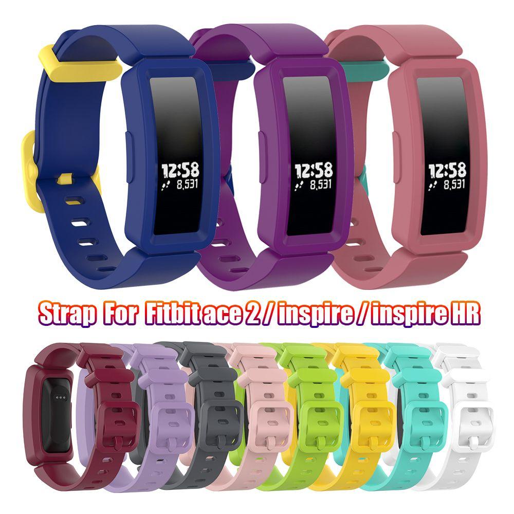 Dây Đeo Thay Thế Bằng Silicone Cho Fitbit Ace 2 Inspire HR