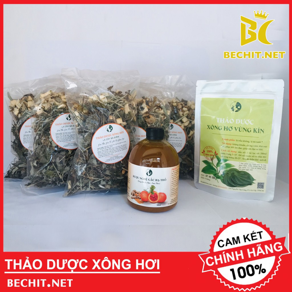 Combo 3 Gói Thảo Dược Xông Hơ Vùng Kín - Liệu Trình 3 Tháng Vệ Sinh Vùng Kín Sau Sinh