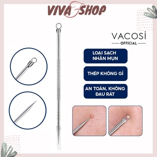 Cây nặn mụn Vacosi 2 đầu NM01 Dụng cụ nặn mụn