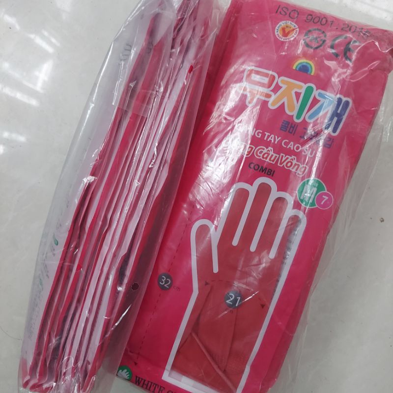 Găng tay cao su size M dài 32cm