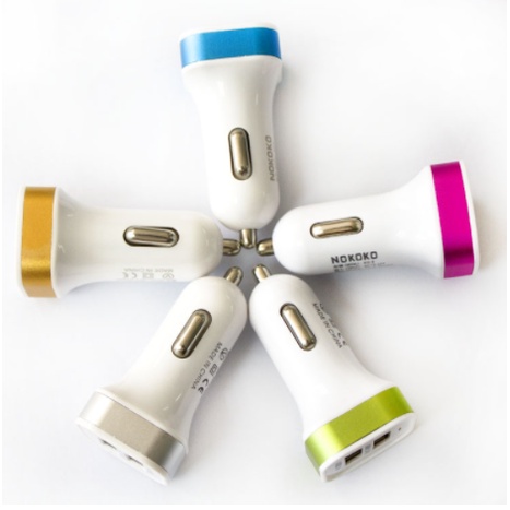 Đầu Tẩu Củ Sạc 2 Cổng USB Đa Chức Năng Trên Xe Ô Tô USA 2976