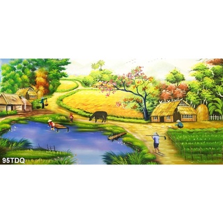 TRANH DÁN TƯỜNG PHONG CẢNH LÀNG QUÊ