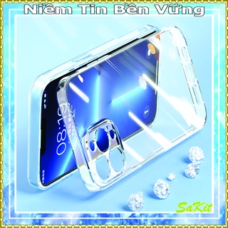 ốp lưng trong silicon  siêu mỏng bảo vệ camera cho điện thoại  ip 13- 13 pro- 13 promax (1.5mm)