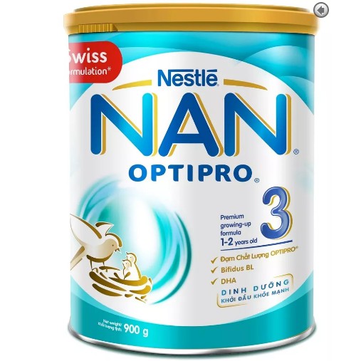 Sữa bột Thuỵ Sĩ Nan Optipro số 3 900g (1-2 tuổi)