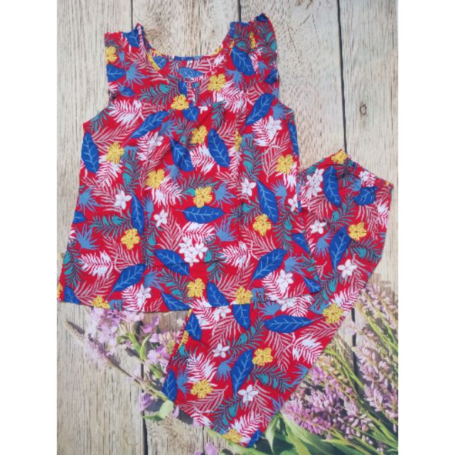 Đồ bộ tole lanh size 3: 52kg - 58kg