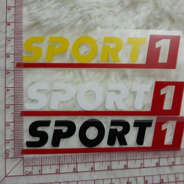 Bộ chữ Sport1  3 màu