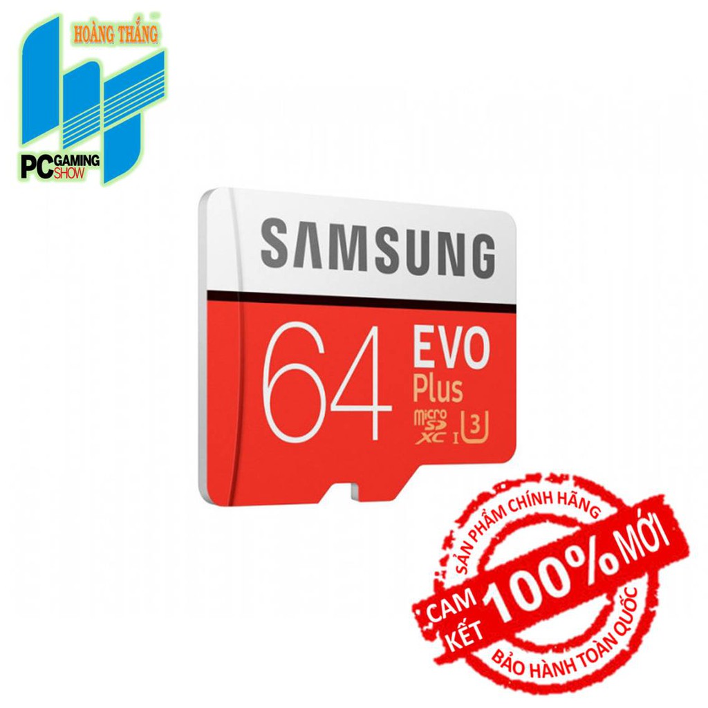 [Mã ELMS05 giảm 5% đơn 300k]Thẻ nhớ Micro SDXC Samsung 64GB EVO Plus (class10)