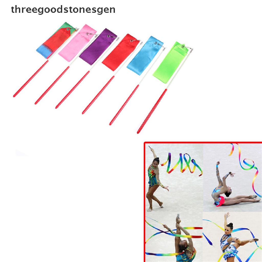 Dây tập thể thao/ múa bale/ gym/ thể dục dụng cụ ngoài trời chất liệu lụa ruy băng 2m